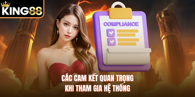 Các cam kết quan trọng khi tham gia hệ thống