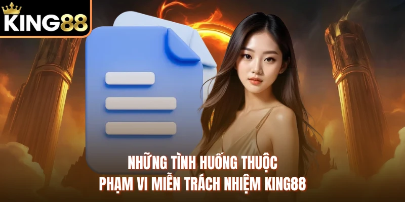 Những tình huống thuộc phạm vi miễn trách nhiệm KING88